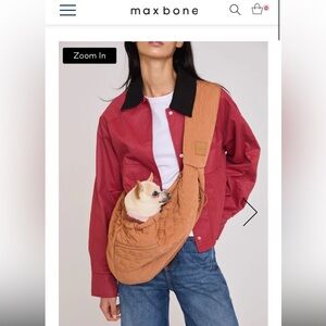 Maxbone Eco Dog Sling Carrier / camel - lightly used
